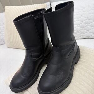 Boohoo Black Winter & Rain Boots